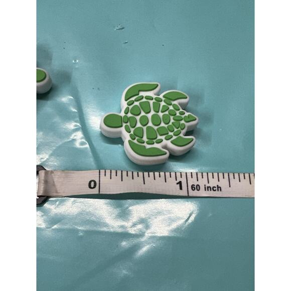 Turtle Silicone Focal Beads Beaded Pens DIY Lot Of 5 - Picture 6 of 6